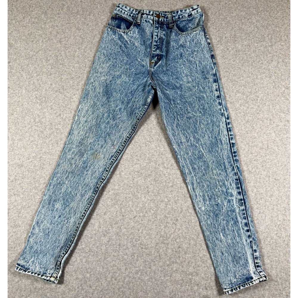 Vintage 80s GUESS Georges Marciano 1050 Jeans 30 Acid Wash High Rise Mom USA Era